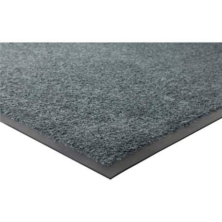 Genuine Joe Platinum Series Indoor Wiper Mats - Warehouse, Indoor - 56" Length x 33.50" Width - Nylon, Rubber - Gray - 1Each