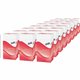 Genuine Joe Jumbo Striped Straws - 7.8" Length - Plastic - 24 / Carton - Red, White