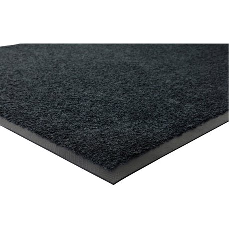 Genuine Joe Platinum Series Indoor Wiper Mats - Indoor - 56" Length x 33.50" Width - Rubber, Nylon - Black - 1Each