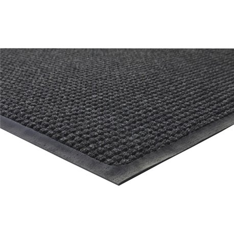 Genuine Joe WaterGuard Indoor/Outdoor Mats - Carpeted Floor, Hard Floor, Indoor, Outdoor - 60" Length x 36" Width - Rubber, Poly