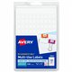 Avery Removable ID Labels - 5/16" Width x 1/2" Length - Removable Adhesive - Rectangle - White - Paper - 1000 / Pack - Self-adhe