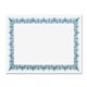 Geographics Gold Seal Parchment Certificates - 24 lb Basis Weight - 8.5" x 11" - Inkjet, Laser Compatible - Blue with Blue Borde