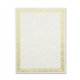 Geographics Premium Gold Foil Border Certificates - 28 lb Basis Weight - 8.5" x 11" - Inkjet, Laser Compatible - Gold with Gold 