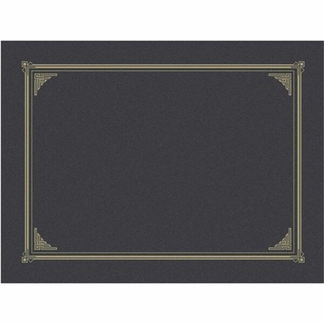 Geographics A4, Letter Recycled Certificate Holder - 8 19/64" x 11 45/64" , 8 1/2" x 11" , 8" x 10" - Metallic Gray - 30% Recycl