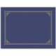 Geographics A4, Letter Recycled Certificate Holder - 8 19/64" x 11 45/64" , 8 1/2" x 11" , 8" x 10" - Metallic Blue - 30% Recycl