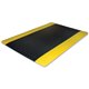 Genuine Joe Safe Step Anti-Fatigue Floor Mats - Warehouse, Factory - 36" Length x 24" Width - Black, Yellow - 1Each