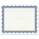 Geographics Drama Blue Border Blank Certificates - 8.5" x 11" - Inkjet, Laser Compatible with Blue Border - 15 / Pack