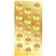 Geographics Gold Foil Leaf Embossed Seals - Self-adhesive - For Diploma, Certificate, Award, Card, Envelope, Scrapbooking - Asso