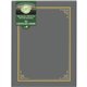 Geographics Letter Certificate Holder - 8 1/2" x 11" - Gray - 5 / Pack