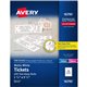 Avery Blank Printable Perforated Raffle Tickets - Tear-Away Stubs - Matte White - 500/Pack