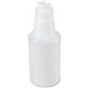 Genuine Joe 24 oz. Plastic Bottle with Graduations - Suitable For Cleaning - 24 / Carton - Translucent