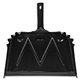 Genuine Joe Heavy-Duty Metal Dustpan - 16" Wide - Steel - Black - 1 Each