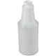 Genuine Joe Plastic Bottle with Graduations - Suitable For Cleaning - Graduated - 24 / Carton - Translucent