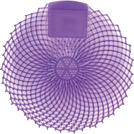 Genuine Joe Eclipse Scented Urinal Screen - Anti-splash, Flexible, Deodorizer, Sturdy - 36 / Carton - Purple