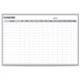 Ghent Dry Erase Board - 36" (3 ft) Width x 24" (2 ft) Height - White Steel Surface - Satin Aluminum Frame - Rectangle - Horizont