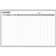 Ghent Dry Erase Board - 72" (6 ft) Width x 48" (4 ft) Height - White Steel Surface - Satin Aluminum Frame - Rectangle - Horizont