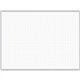 Ghent Grid Whiteboard - 48" (4 ft) Width x 36" (3 ft) Height - White Steel Surface - Satin Aluminum Frame - Rectangle - Horizont