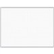 Ghent Grid Whiteboard - 72" (6 ft) Width x 48" (4 ft) Height - White Steel Surface - Satin Aluminum Frame - Rectangle - Horizont