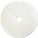 Genuine Joe Polishing Floor Pad - 13" Diameter - 5/Carton x 13" Diameter x 1" Thickness - Floor, Polishing - 175 rpm to 350 rpm 