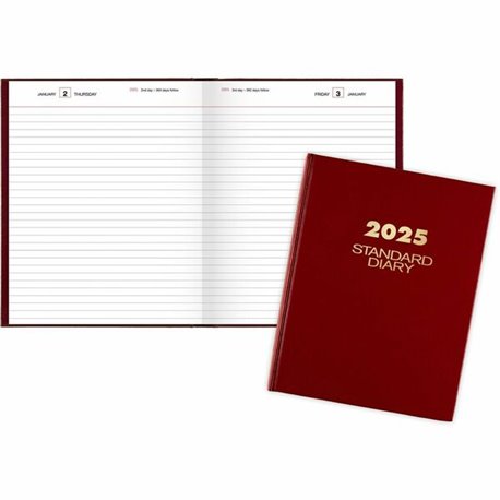 At-A-Glance Standard Diary Diary - Medium Size - Business - Julian Dates - Daily - 12 Month - January 2025 - December 2025 - 1 D