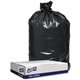 Genuine Joe Low Density Black Can Liners - 33 gal Capacity - 33" Width x 39" Length - 1.20 mil (30 Micron) Thickness - Low Densi