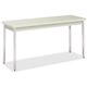 HON Utility Table, 60"W x 20"D - For - Table TopNatural Rectangle Top - Chrome Four Leg Base - 4 Legs x 60" Table Top Width x 20