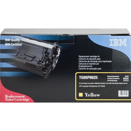 IBM Remanufactured Laser Toner Cartridge - Alternative for HP 650A (CE272A) - Yellow - 1 Each - 15000 Pages