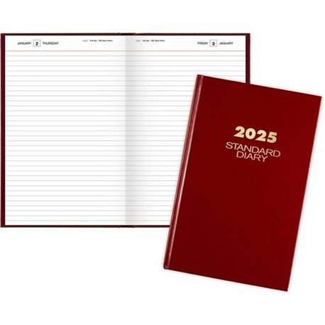 At-A-Glance Standard Diary Diary - Large Size - Business - Julian Dates - Daily - 1 Year - January 2025 - December 2025 - 1 Day 