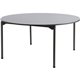 Iceberg Maxx Legroom Wood Round Folding Table - For - Table TopGray Round, Melamine Top - Four Leg Base - 4 Legs x 0.75" Table T