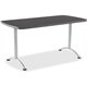 Iceberg Utility Table - Rectangle Top - 60" Table Top Length x 30" Table Top Width - Assembly Required - Graphite - 1 Each