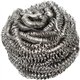 Genuine Joe Stainless Steel Scrubber - 3" Overall Diameter - 12 / Box