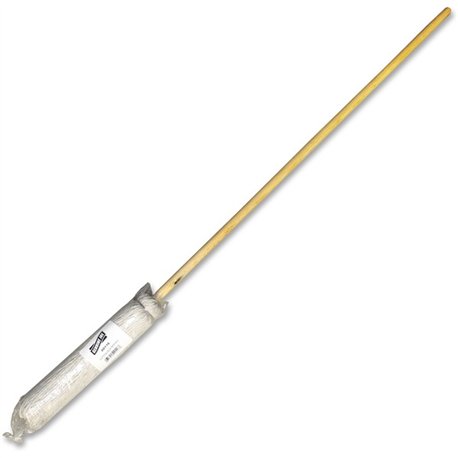 Genuine Joe General-Purpose Deck Mop - Wood Handle - Durable, 4-ply, Rust Resistant, Lightweight, Fatigue-free, Absorbent, Rust 