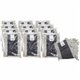 Genuine Joe Disposable Dust Mop Refill - 5" Width x 24" Length - Disposable, Looped Ends, Fray Resistant, 4-ply, Quick Drying - 