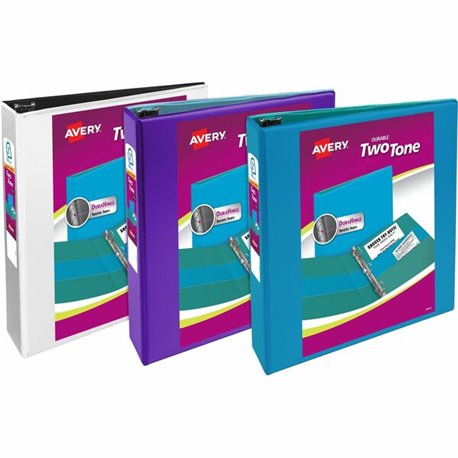 Avery Ring Binder - 2" Binder Capacity - Letter - 8 1/2" x 11" Sheet Size - 530 Sheet Capacity - Slant Ring Fastener(s) - 4 Pock