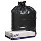 Genuine Joe Low Density Black Can Liners - 43" Width x 47" Length - 1.60 mil (41 Micron) Thickness - Low Density - Black - 100/C