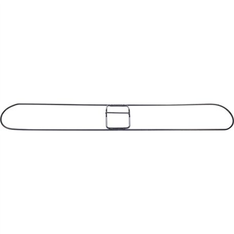 Genuine Joe Clip-On 36" Dust Mop Frame - 360&deg Swivel, Rust Resistant, Chrome Plated, Reinforced - Chrome - Steel - 1 Each