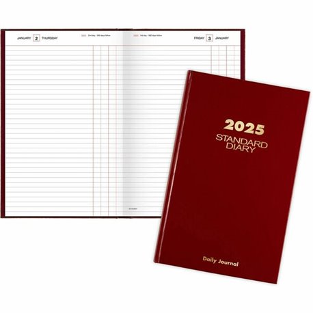 At-A-Glance Standard Diary Diary - Large Size - Julian Dates - Daily - 1 Year - January 2025 - December 2025 - 1 Day Single Page