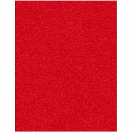 Genuine Joe Buffing Floor Pad - 5/Carton - 14" Width - Buffing, Floor - Red