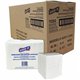 Genuine Joe Quad-fold Square Beverage Napkins - 1 Ply - 9.50" x 9.50" - White - 500 Per Pack - 8 / Carton