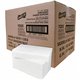 Genuine Joe Embossed Dinner Napkins - 2 Ply - 1/8 Fold - 17" x 15" - White - 100 Per Pack - 30 / Carton
