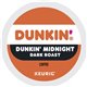 Dunkin' K-Cup Dunkin Midnight Coffee - Compatible with Keurig Brewer - Dark - 22 / Box