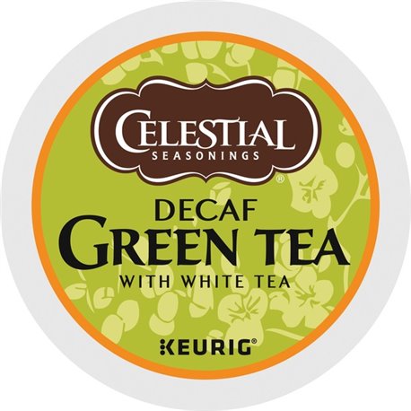 Celestial Seasonings Decaf Green Tea K-Cup - 24 / Box