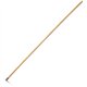 Genuine Joe Screw Mop Replacement Handle - 60" Length - 0.94" Diameter - Natural - Hardwood, Metal - 1 Each