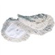 Genuine Joe Dust Mop Head Refill - 60" Width x 5" Depth - Yarn, Cotton, Synthetic - White - 1Each