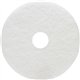 Genuine Joe Polishing Floor Pad - 5/Carton - Round x 14" Diameter - Polishing - 175 rpm to 800 rpm Speed Supported - Durable, Lo