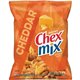 Chex Mix Cheddar Snack Mix - Cheddar Cheese, Corn, Wheat - 3.75 oz - 8 / Carton