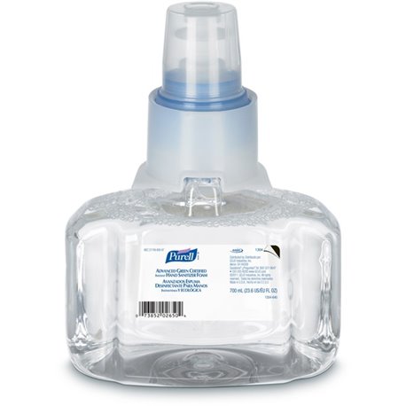 PURELL Hand Sanitizer Foam Refill - Fragrance-free Scent - 23.7 fl oz (700 mL) - Hands-free Dispenser - Kill Germs - Hand, Skin 