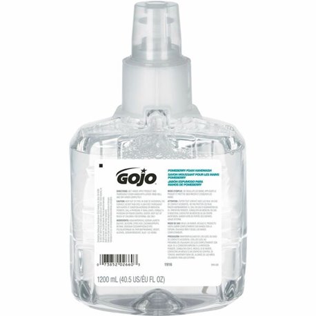 Gojo LTX-12 Pomeberry Foam Handwash Refill - Pomeberry ScentFor - 40.6 fl oz (1200 mL) - Bottle Dispenser - Hand - Moisturizing 