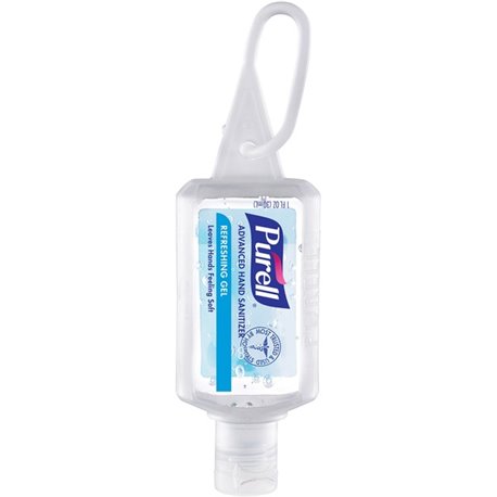 PURELL Advanced Hand Sanitizer Gel - 1 fl oz (29.6 mL) - Flip Top Bottle Dispenser - Kill Germs - Hand, Skin - Moisturizing - Cl