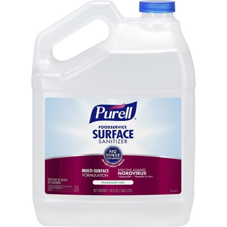 PURELL Foodservice Surface Sanitizer Gallon Refill - Ready-To-Use - 128 fl oz (4 quart)Bottle - 1 Each - Disinfectant, Unscented